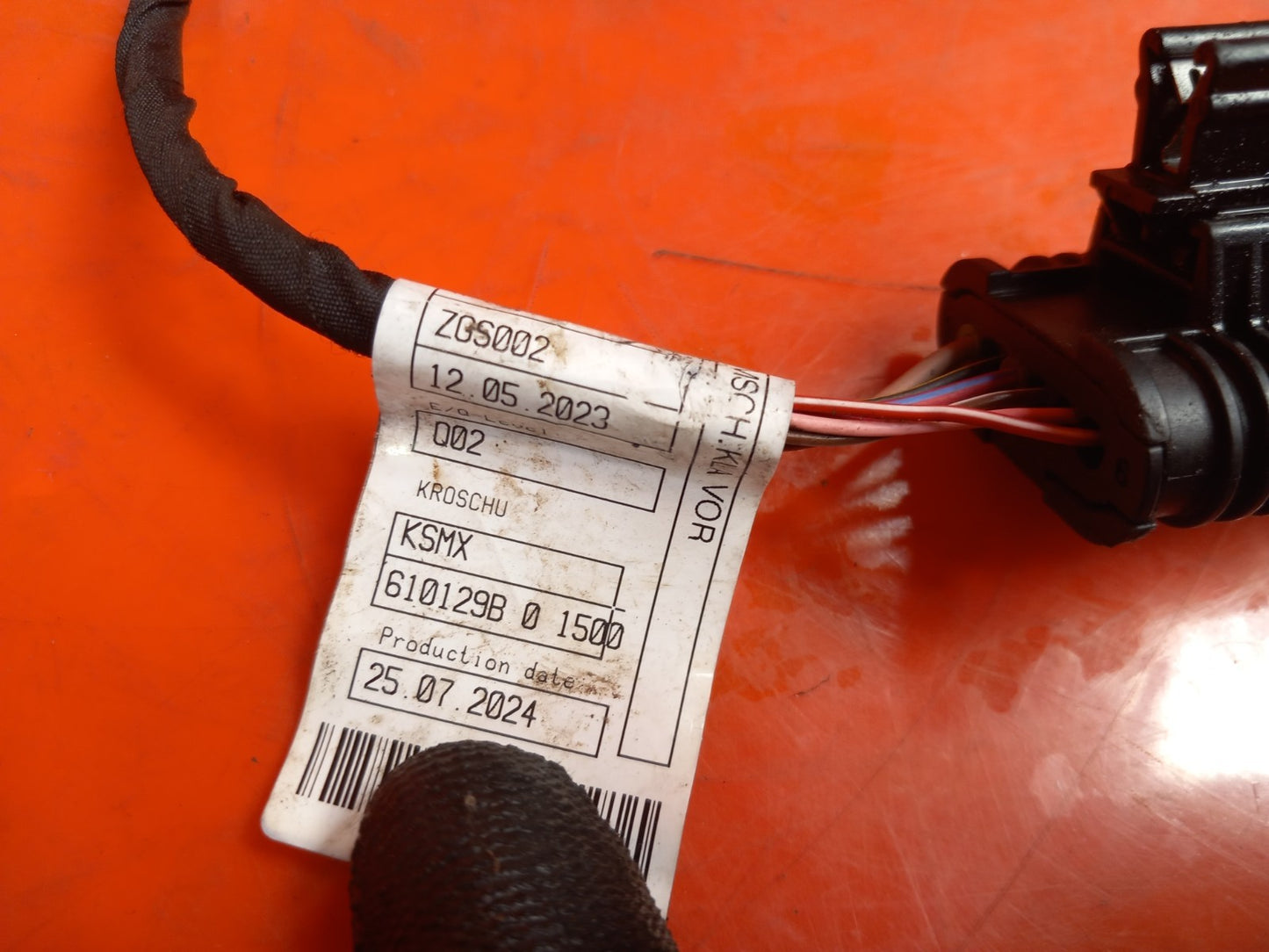 2025 Mercedes GLE W167 AMG Adapter Temperature Sensor Wiring Loom A1675400567 - Image 11