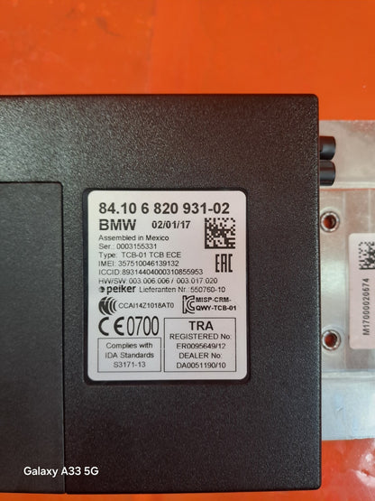 ✅BMW 218I SPORT F22 1.5 PETROL 2017 BLUETOOTH TELEMATIC CONTROL MODULE ECU A306 - Image 3