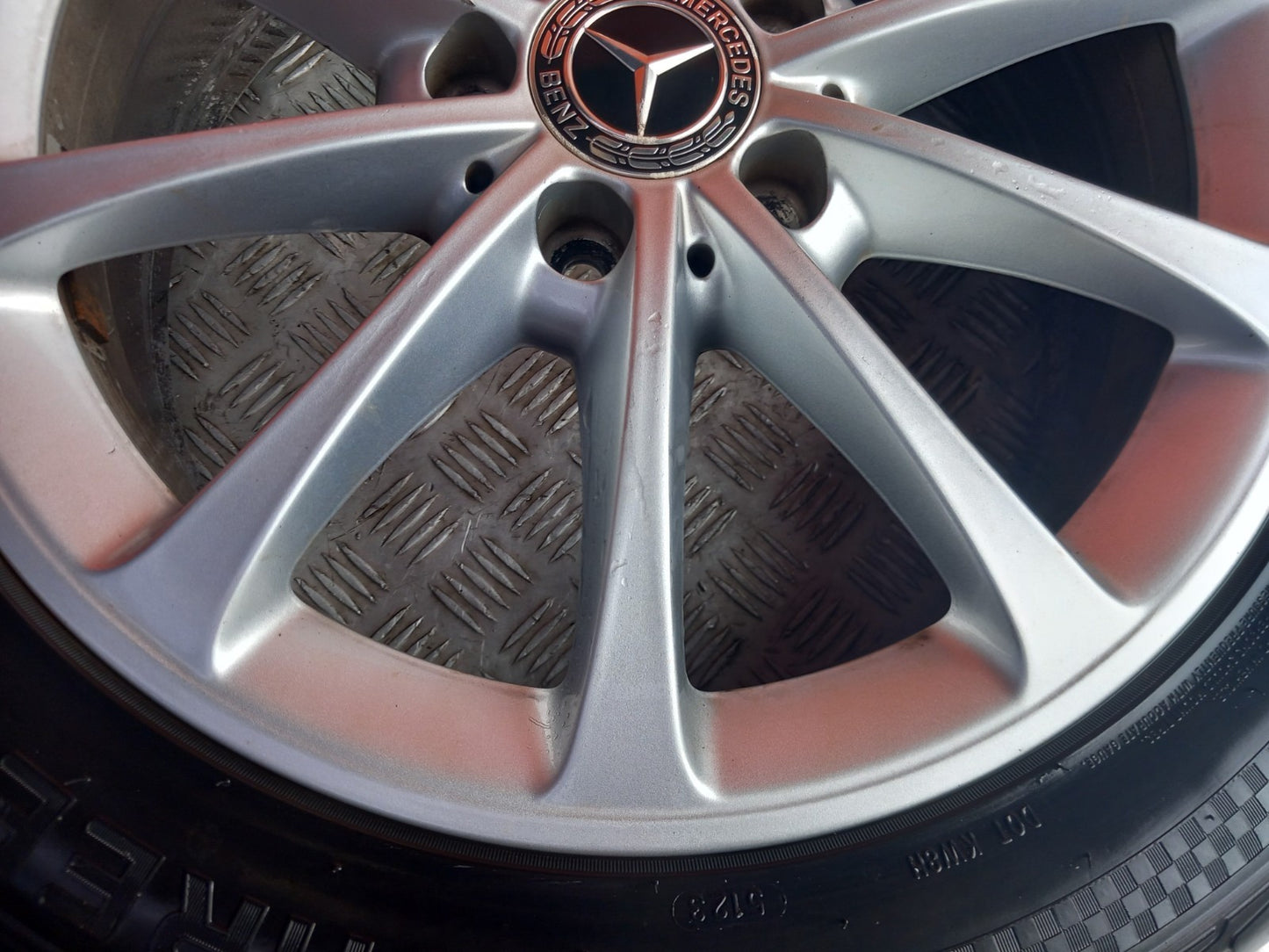 Mercedes A Class W177 Sport 2018 Alloy Wheel w/ Tyre 205/55 R17 A1774010300 - Image 6