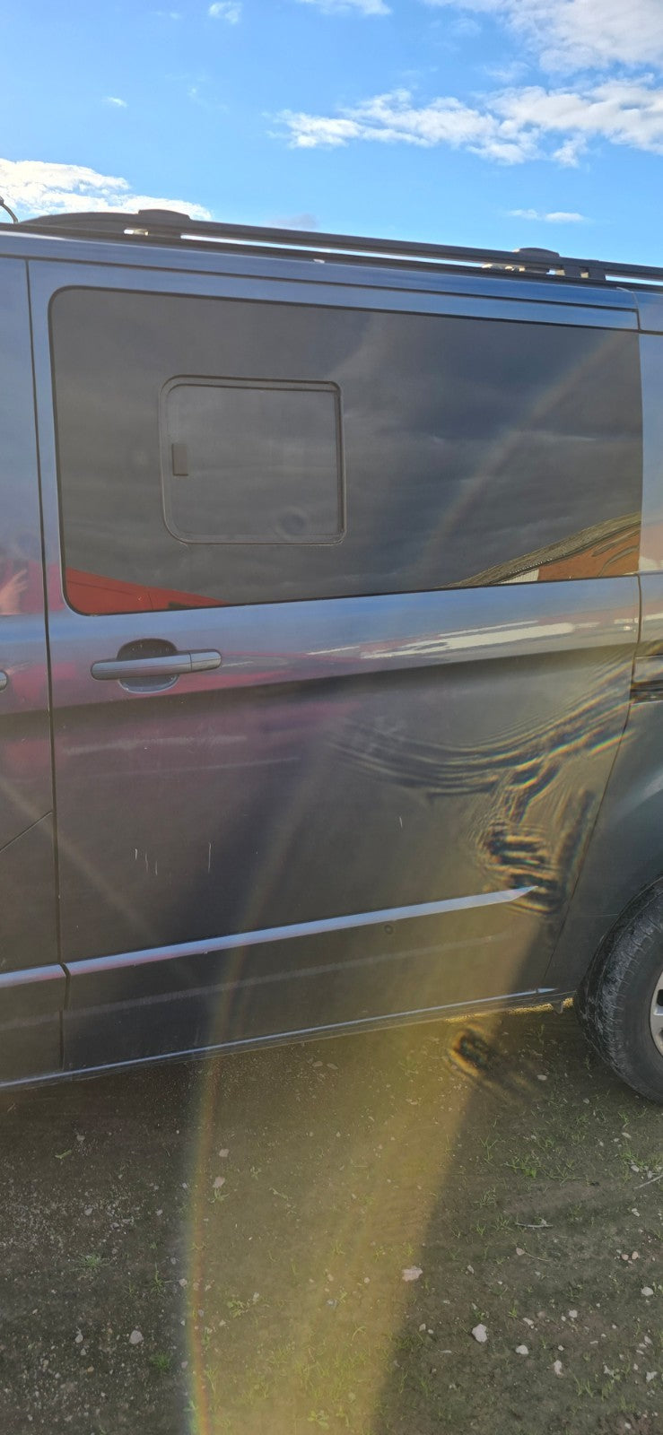 Ford Transit Custom 2.0 Diesel 2021 Left Side Sliding Door Blue Warranty A420 - Image 4