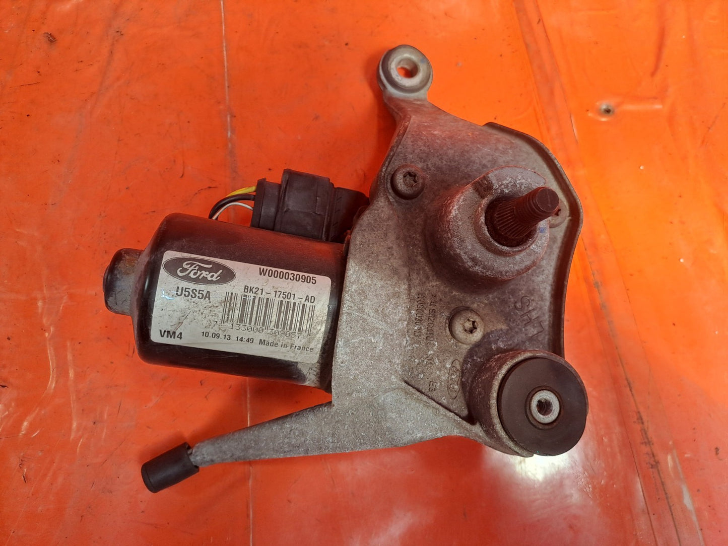 ✅2014 Ford Transit Custom Wiper Motor Front Left BK21-17501-AD A379 - Image 8