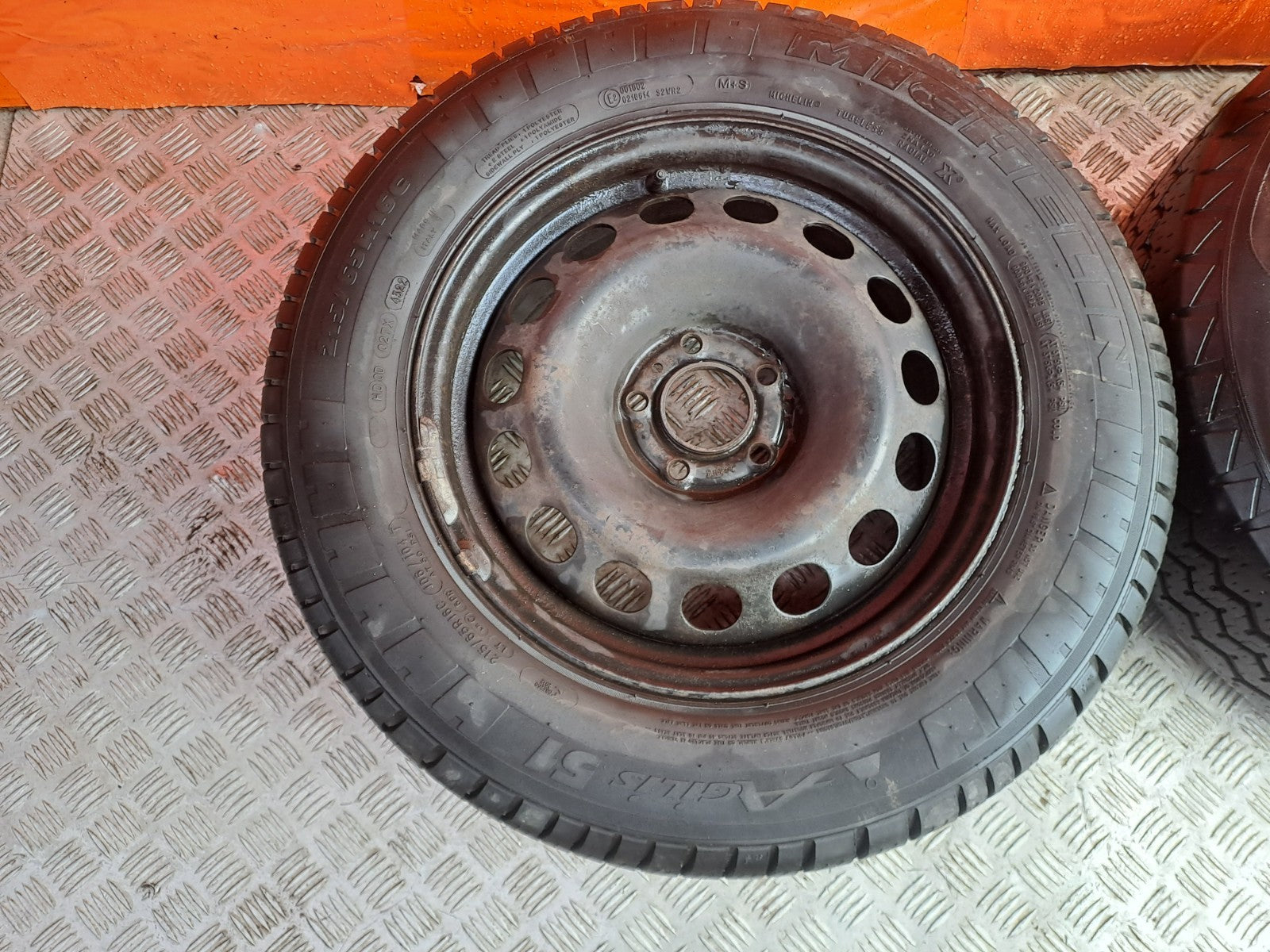 ✅Ford Transit Custom Steel Wheel with Tyre x2 215/65 R16 5.26 mm + Warranty xAA - Image 2
