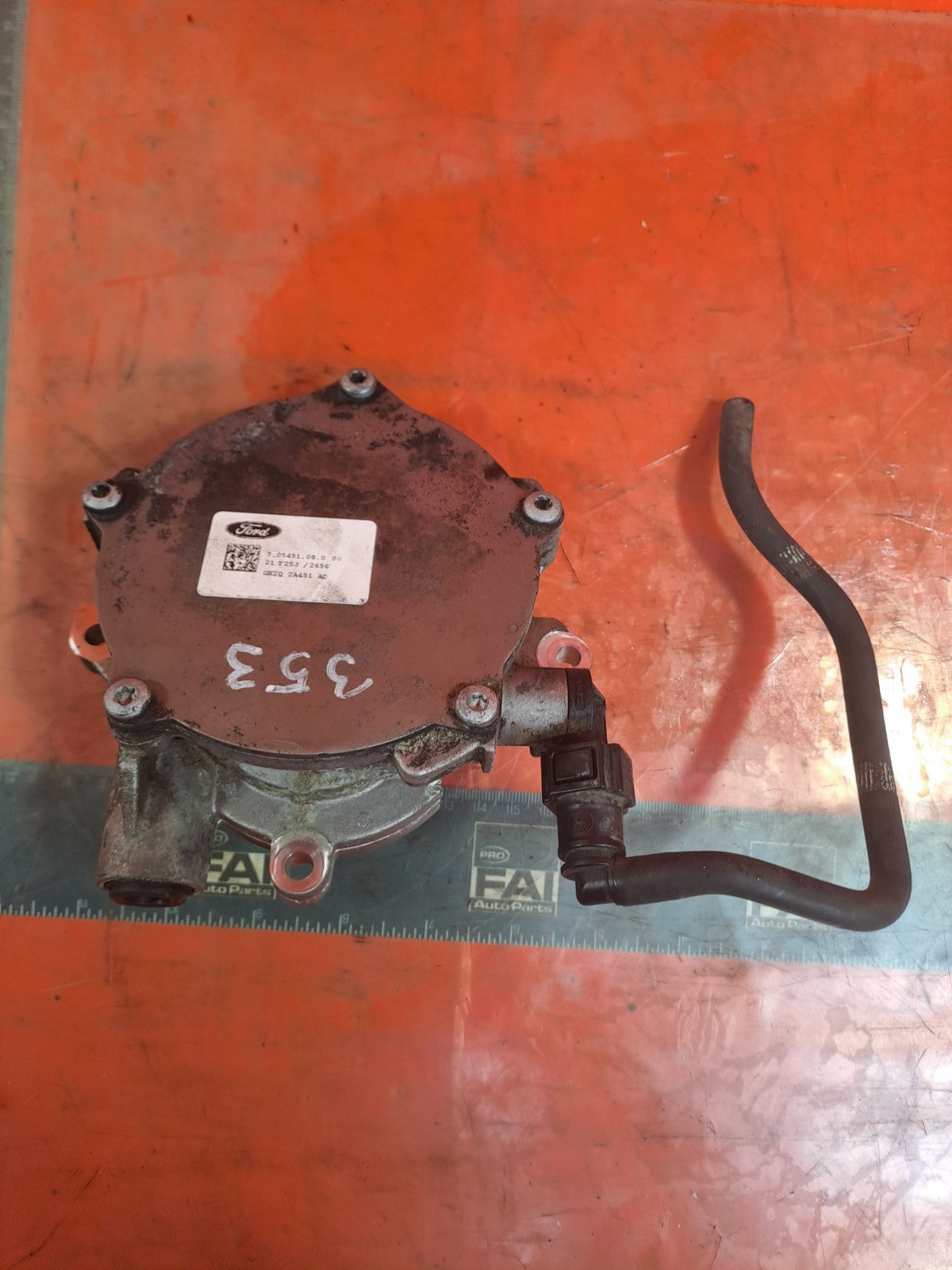 ✅2022 FORD TRANSIT CUSTOM VACUUM PUMP GK2Q-2A451-AD + WARRANTY A353 - Image 10