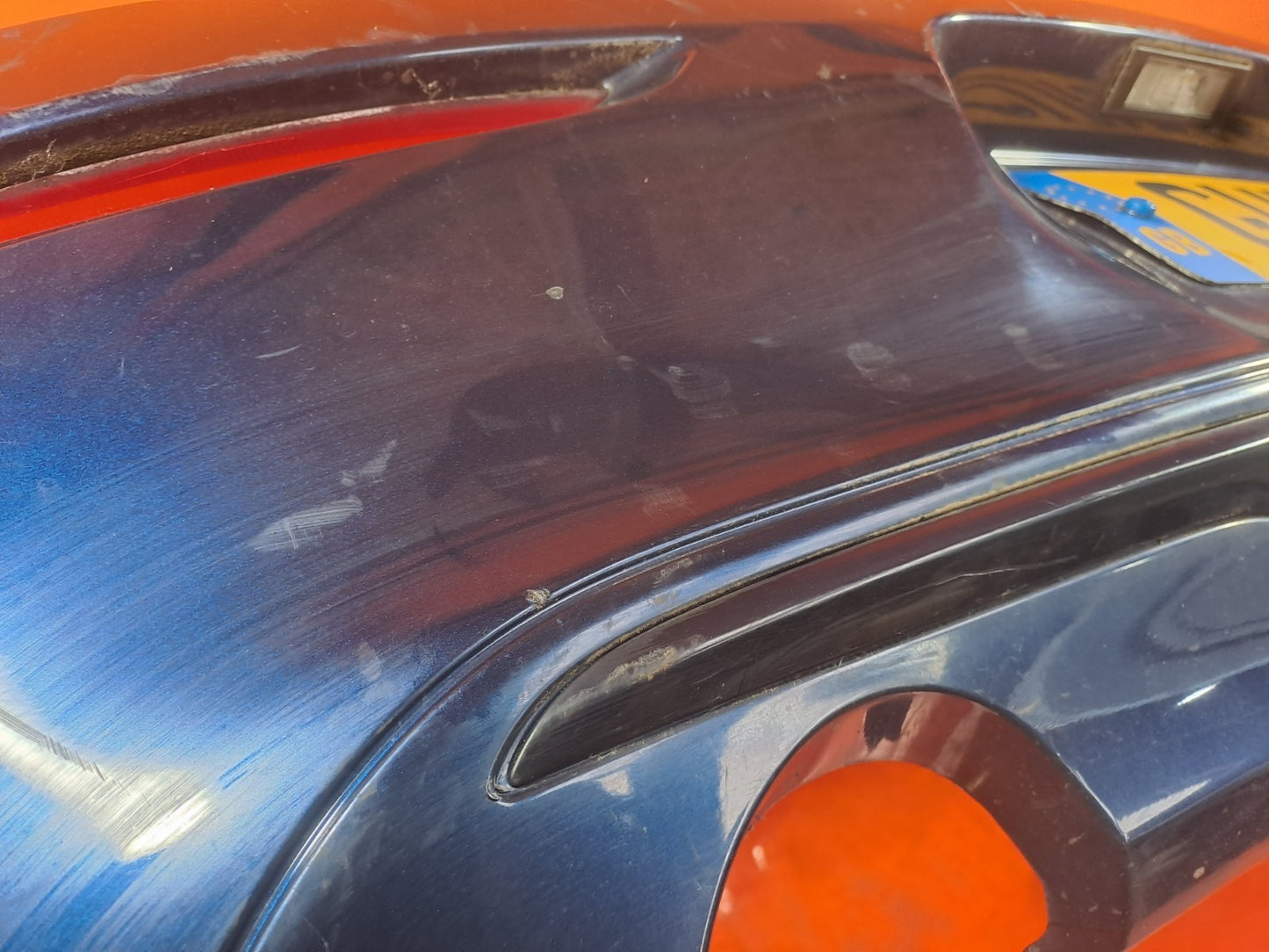 ✅BMW 118D F20 2.0 Diesel 2015 Rear Bumper Blue Scratches A316 - Image 9