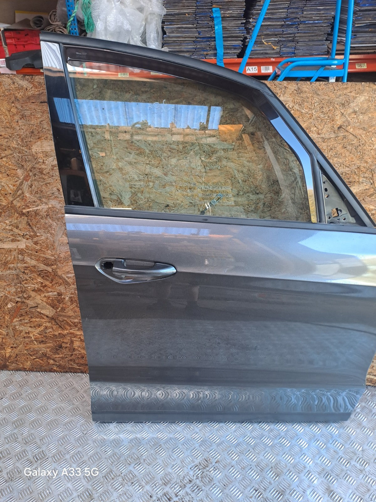 ✅2017 FORD GALAXY ZETEC MK4 FRONT RIGHT DOOR GREY + WARRANTY A296 - Image 1