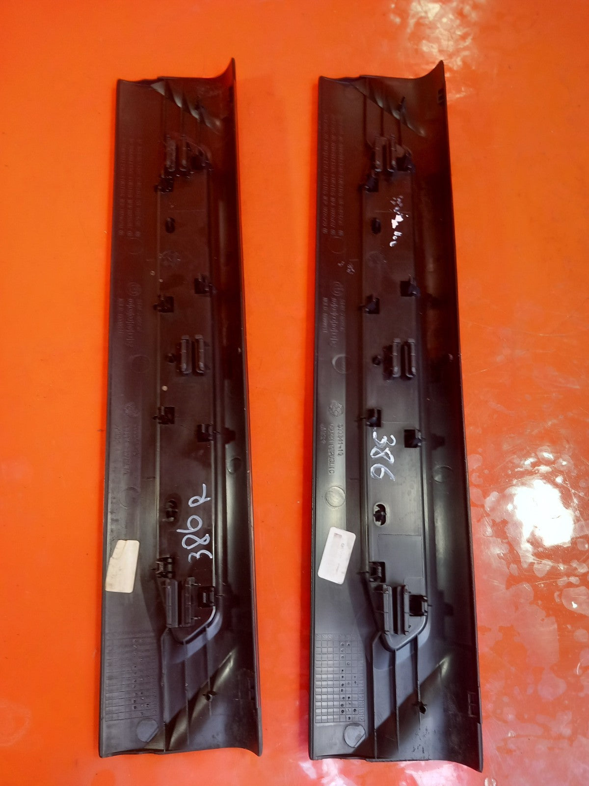 2020 BMW 2 Series F44 M Sport Front Door Sill Step Trim Pair 7489947 A386 - Image 5
