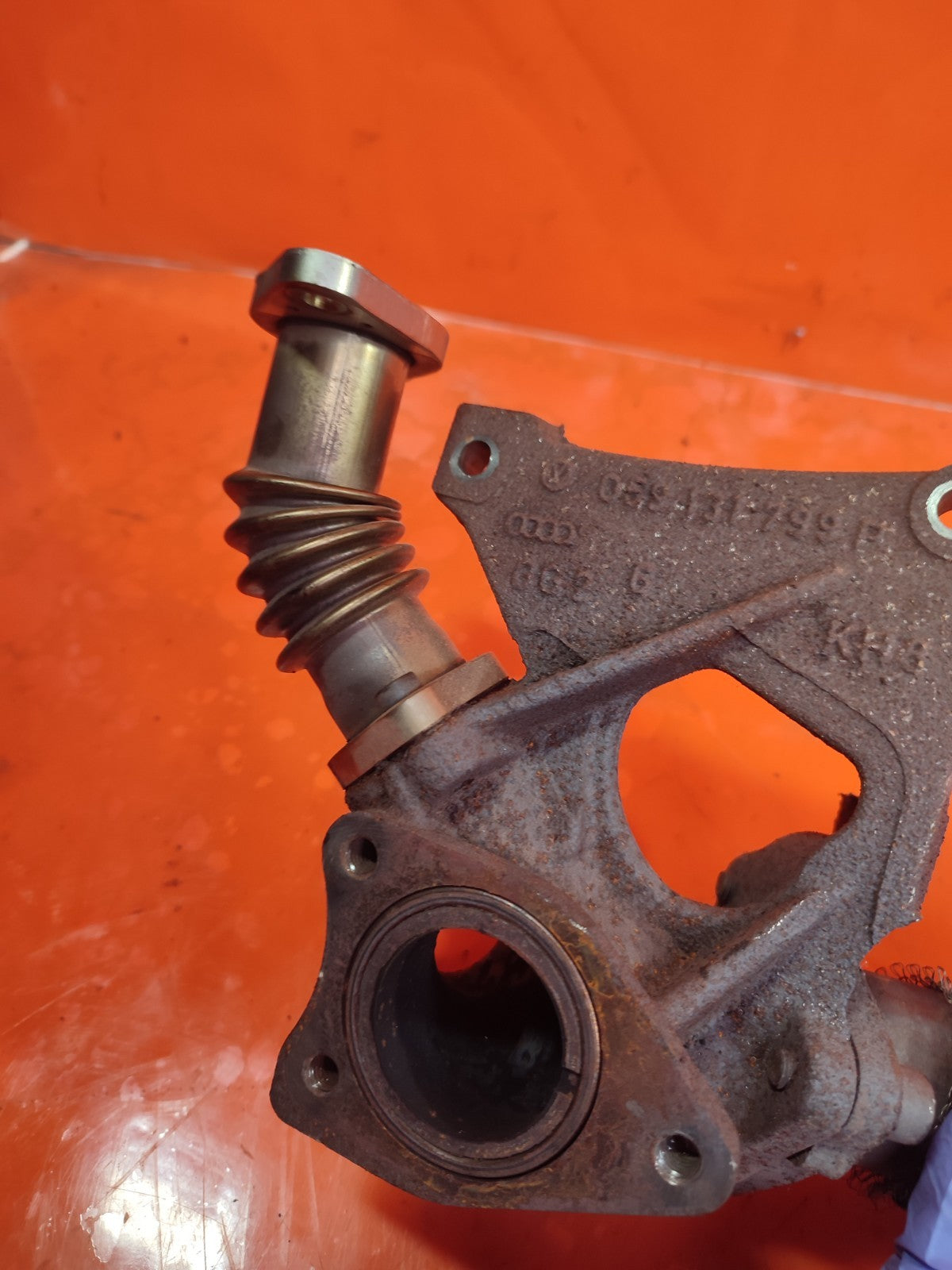 ✅AUDI Q7 S LINE 3.0 DIESEL 2009 EXHAUST MANIFOLD DISTRIBUTOR MOUNT & PIPE A300 - Image 9
