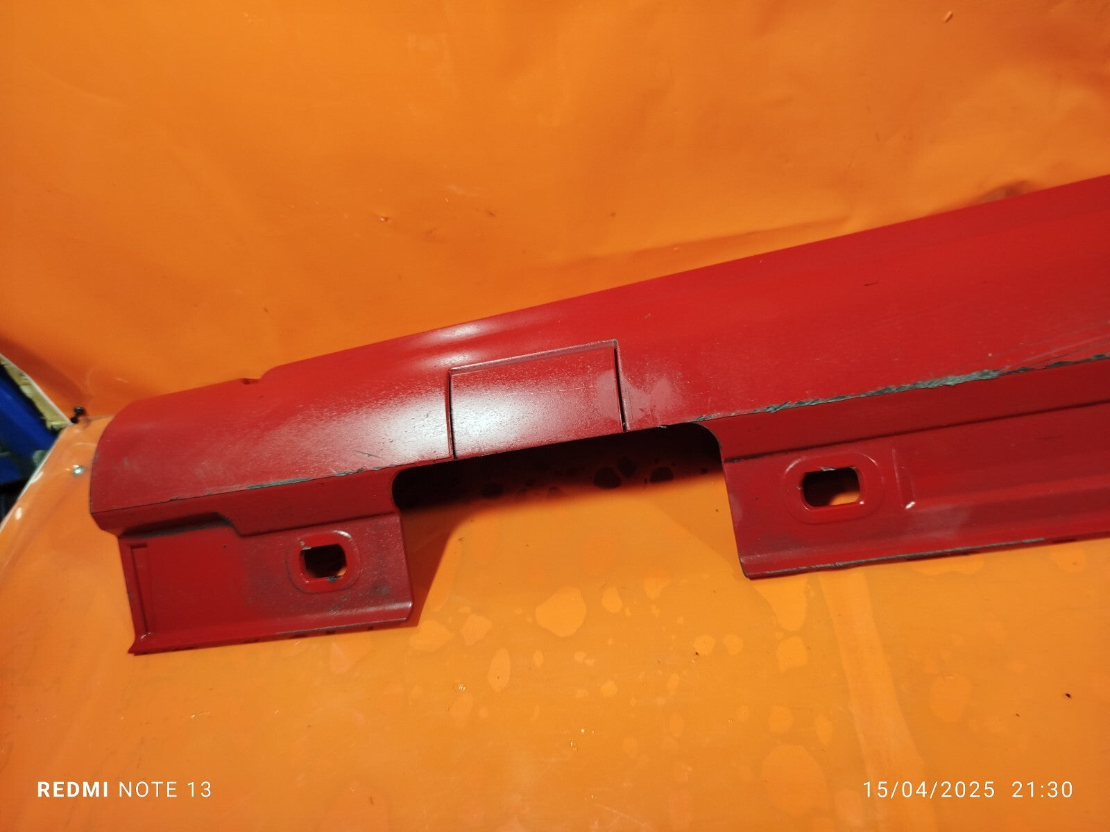 ✅MERCEDES W176 A180 AMG SPORT 1.5 DIESEL 2013 LEFT SIDE SILL SKIRT RED A195 - Image 6