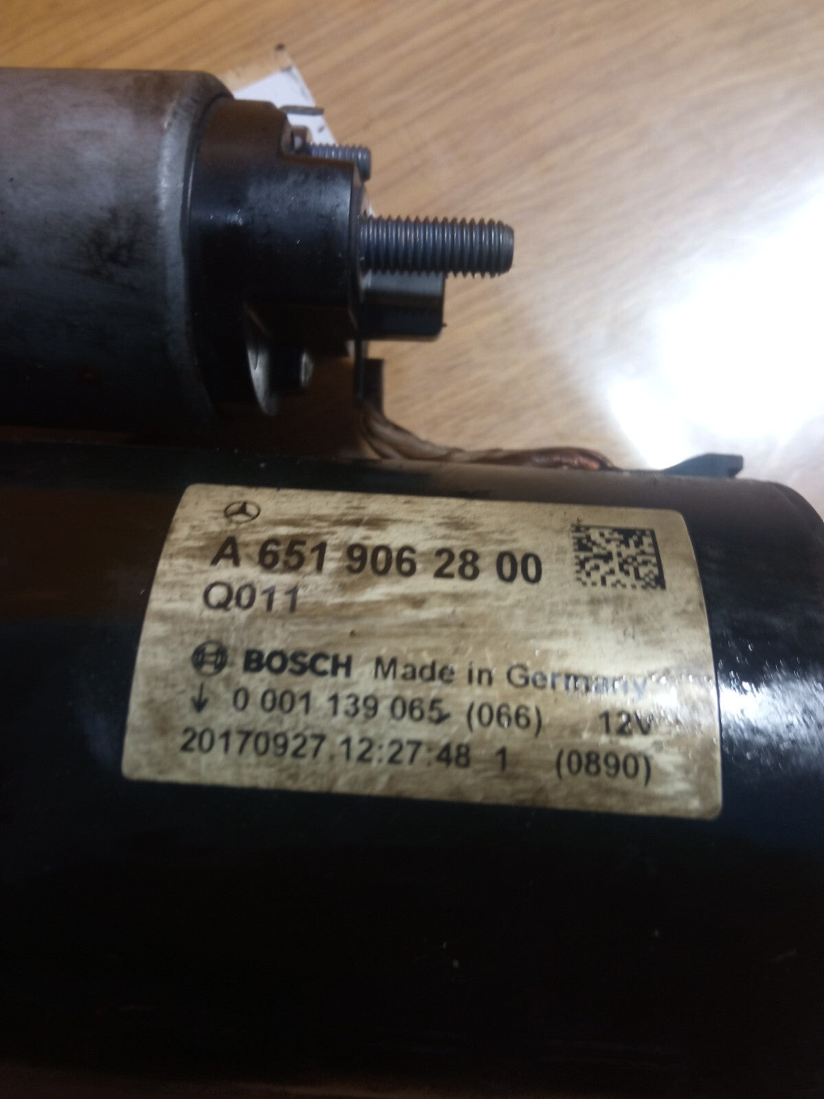 ✅MERCEDES W212 E300 2.1 DIESEL 2014 STARTER MOTOR A6519062800 Warranty A115 - Image 12