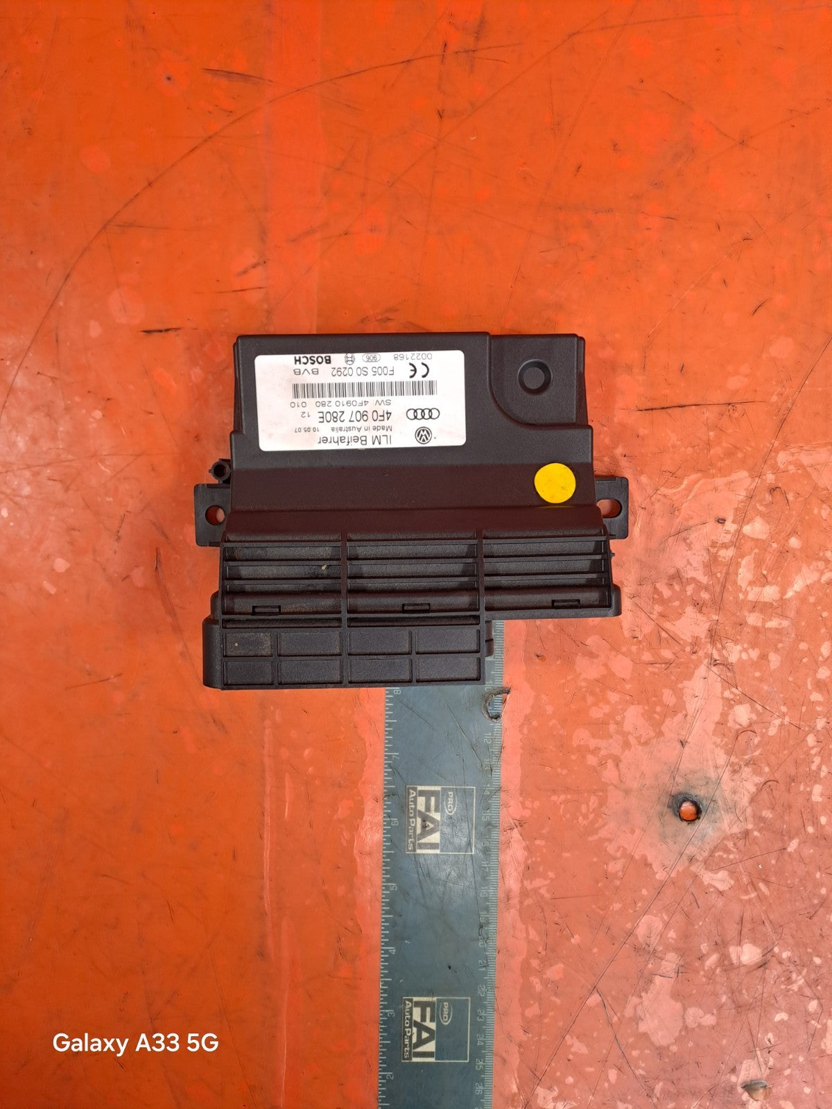 ✅2007 AUDI Q7 4L ONBOARD SUPPLY CONTROL MODULE UNIT 4F0907280E + WARRANTY A295 - Image 5