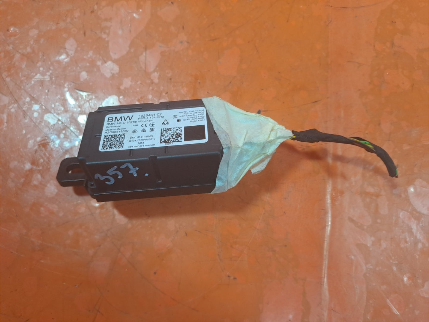 ✅BMW G20 320I M SPORT 2.0 PETROL 2021 RADIO REMOTE CONTROL MODULE 7928461 A357 - Image 5