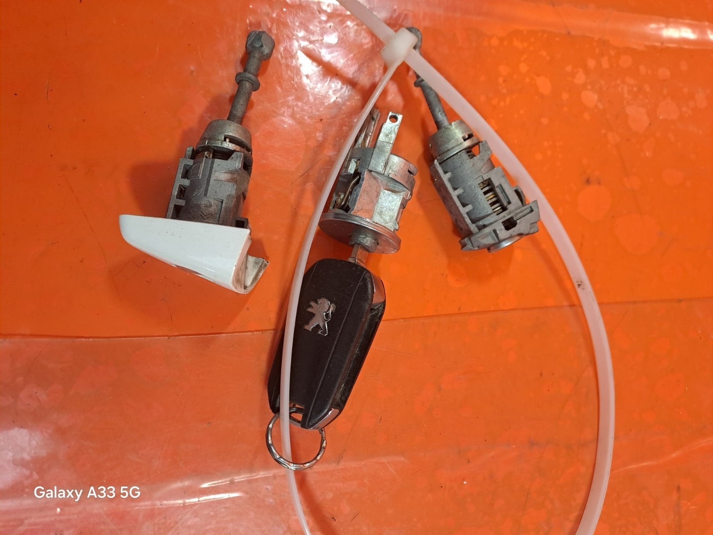 ✅PEUGEOT 308 1.5 DIESEL 2019 LOCK SET & KEY 9674001080 Warranty A309 - Image 2