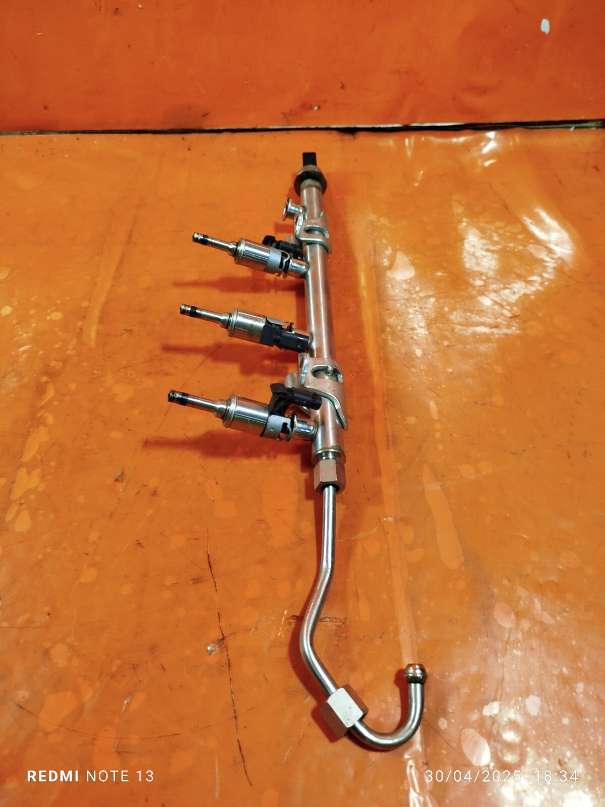 ✅VW GOLF MK7 SKODA SEAT AUDI 1.4 PETROL FUEL RAIL WITH INJECTORS 04E133320D xAA - Image 1