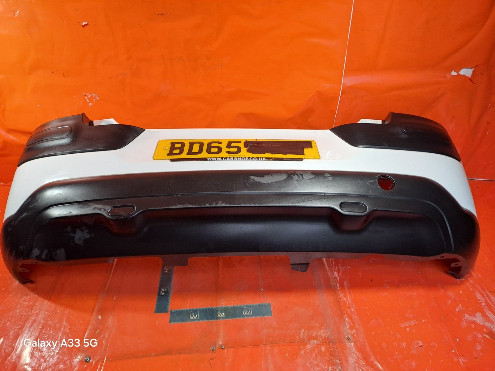 ✅CITROEN C4 CACTUS 1.6 DIESEL 2015 REAR BUMPER WHITE Warranty A327 - Image 3