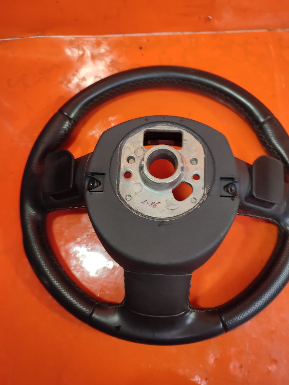 ✅2009 AUDI Q7 4L S LINE 3.0D MULTIFUNCTION LEATHER STEERING WHEEL PADDLE SHIFT - Image 12