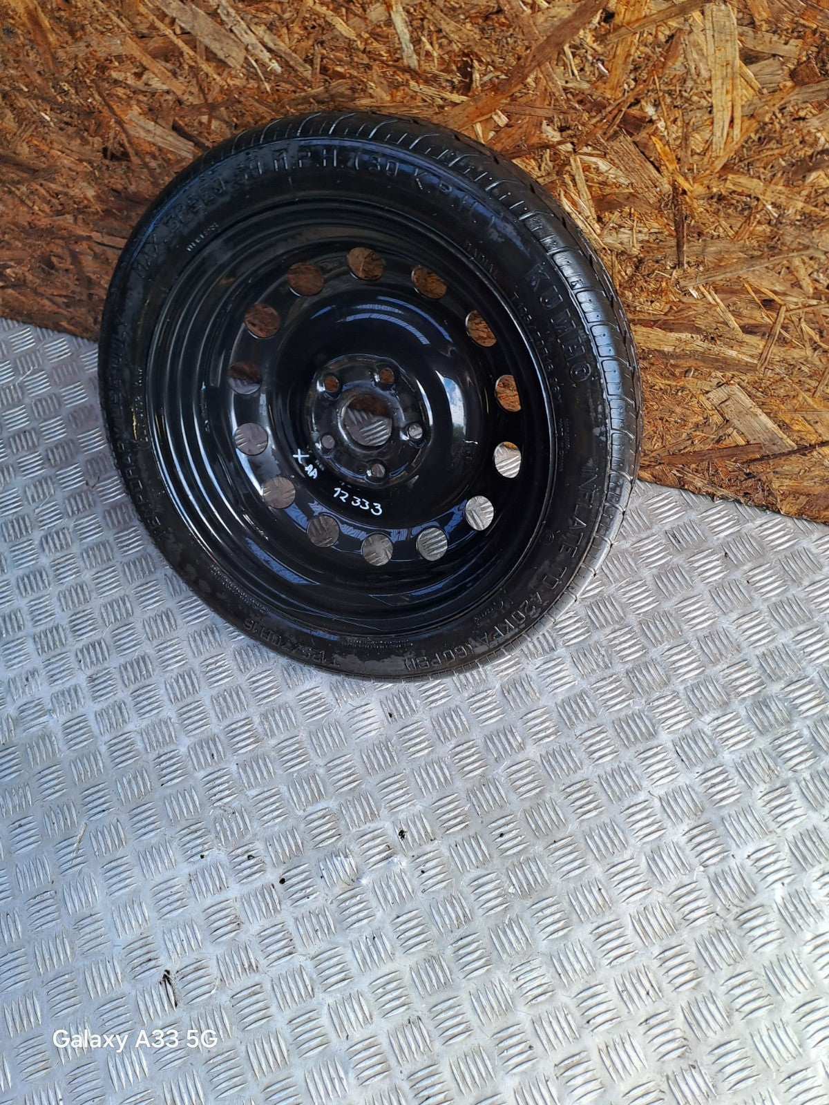 ✅VW GOLF MK6 SPACE SAVER SPARE WHEEL T125/70 R16 + WARRANTY xAA - Image 4