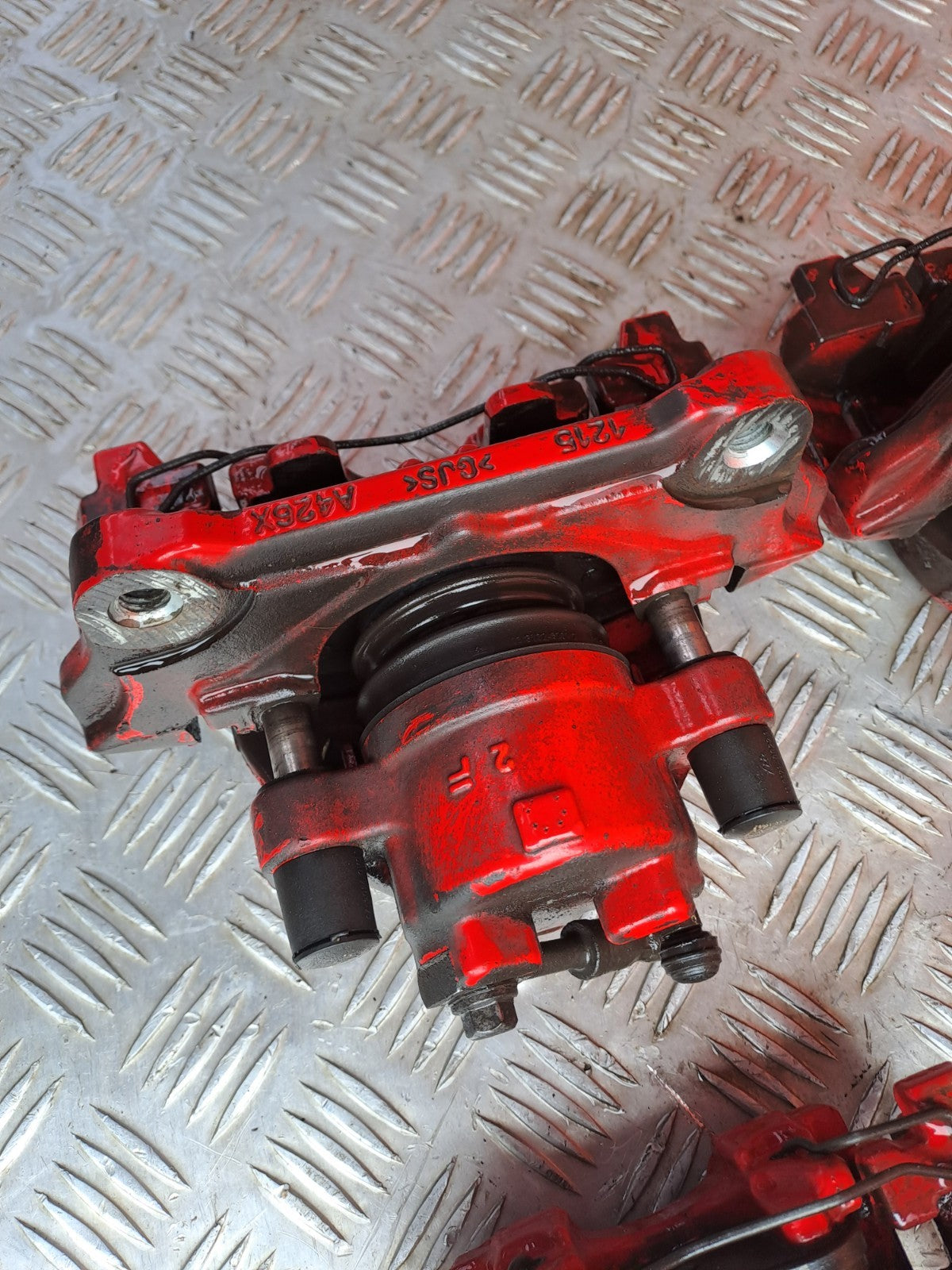 ✅2019 Ford Focus MK4 ST-Line Brake Caliper Set Front Rear Red JX61-2D251-BLD - Image 6