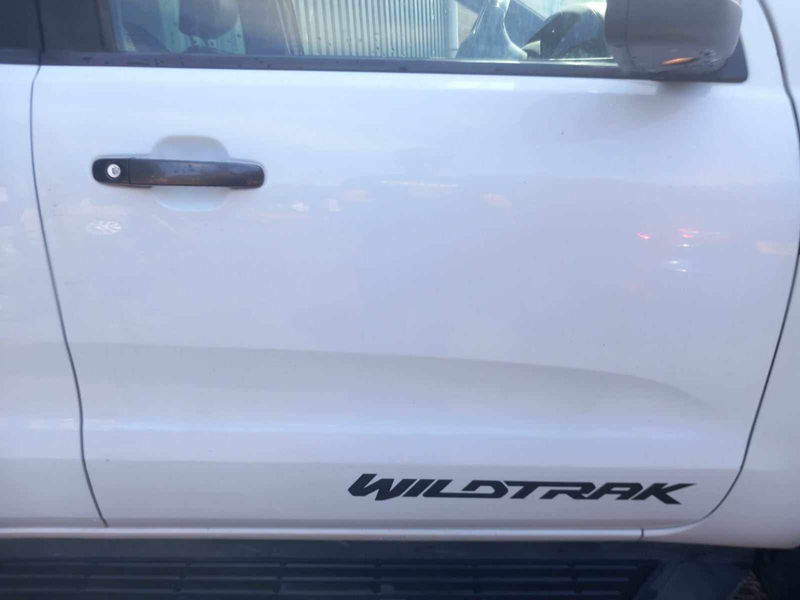 2017 Ford Ranger Wildtrak Front Right Driver Bare Door w/o Mirror White A401 - Image 3