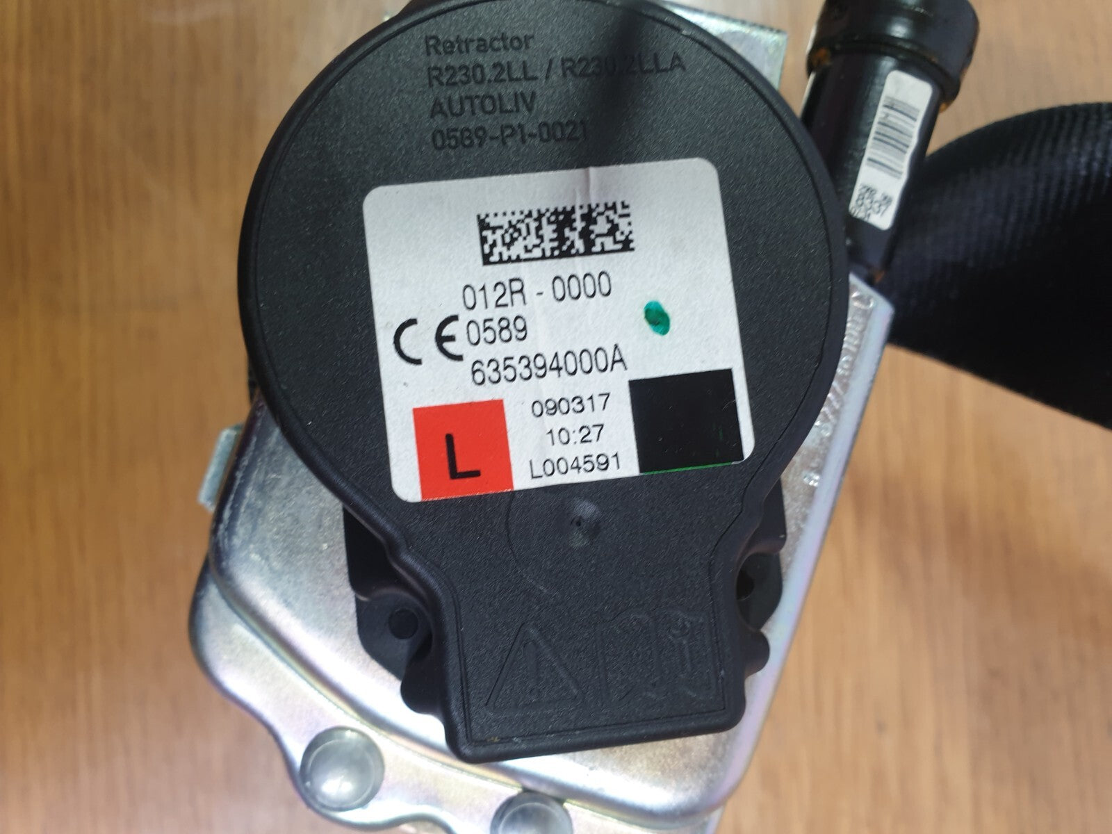 ✅JAGUAR F-PACE X761 3.0 PETROL 2017 FRONT LEFT SEAT BELT 635394000A Warranty - Image 6