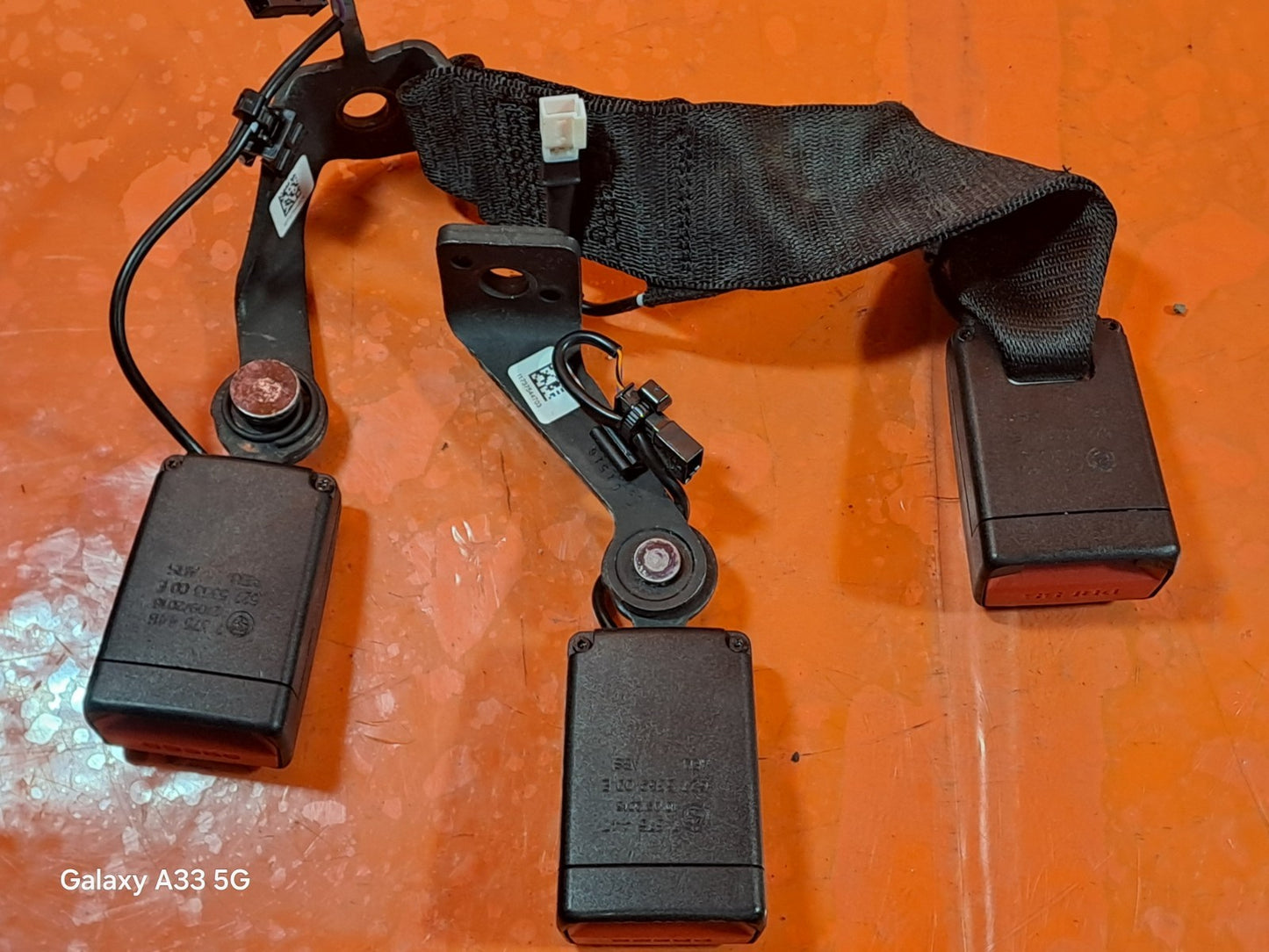 ✅BMW 318I F30 1.5 PETROL 2016 REAR SEAT BELT BUCKLES 627533300E Warranty A330 - Image 3