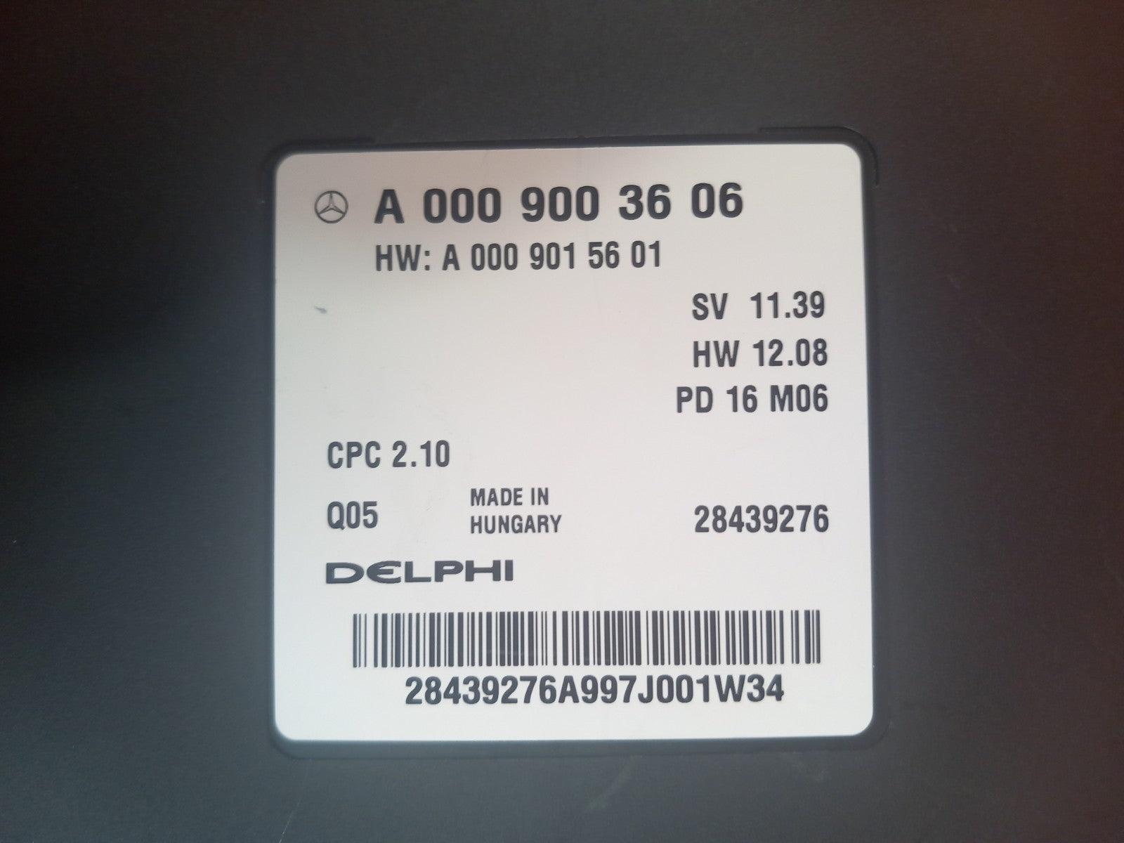 Mercedes X156 W176 W117 W246 PDC Parking Distance Control Module ECU A0009003606 - Image 3