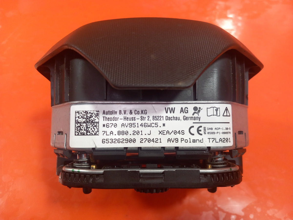2021 VW Transporter T30 Steering Wheel ABag 7LA880201J Warranty A412 - Image 2