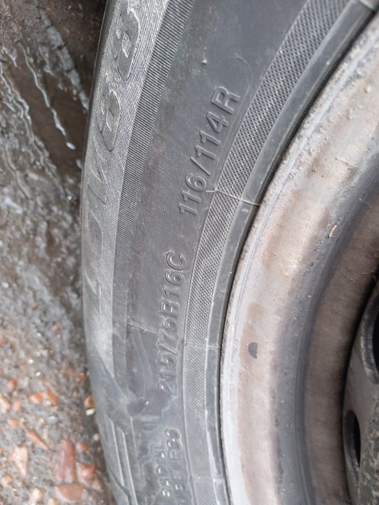 2023 Maxus Deliver 9 Steel Wheel w/ Tyre 215/75 R16 Warranty A425 - Image 2