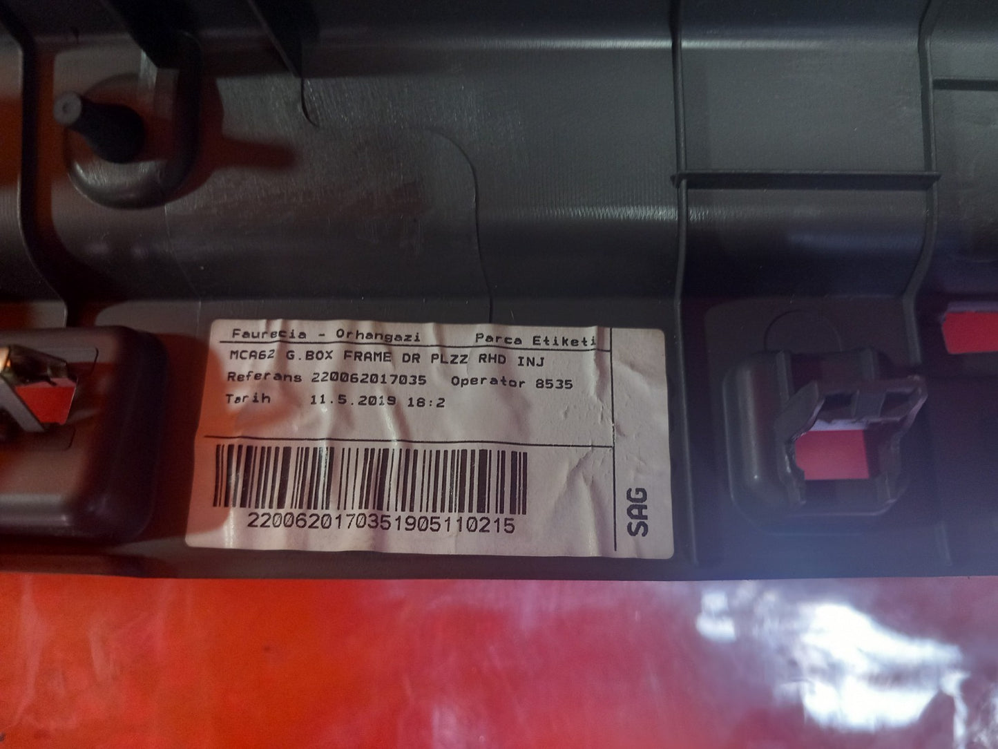 Ford Transit Custom 2.0 Diesel 2019 Dashboard Console Trims Glove Box JK21V04293 - Image 11