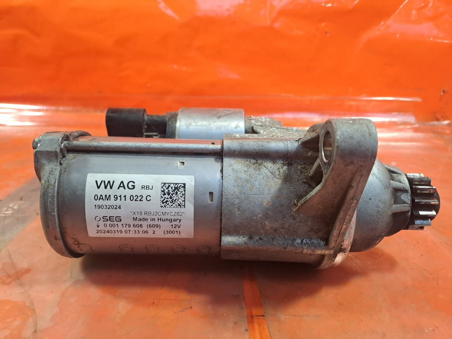 ✅2024 SKODA KAMIQ SE 1.5P STARTER MOTOR 0AM911022C + WARRANTY A319 - Image 4