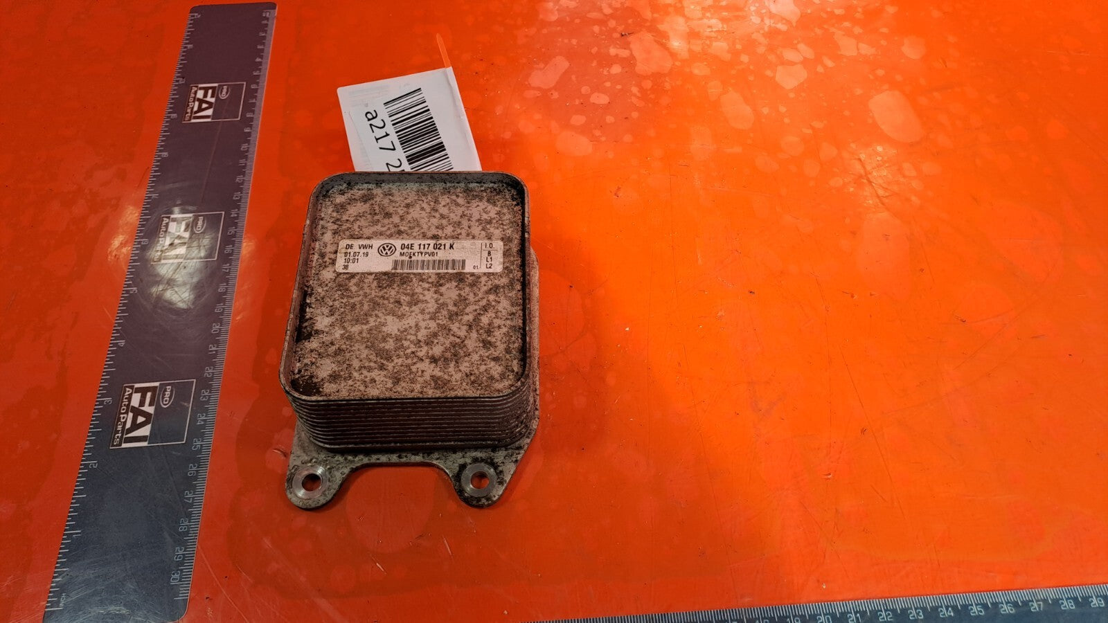 2019 SEAT ARONA FR 1.0P OIL COOLER 04E117021K + WARRANTY A217 - Image 1