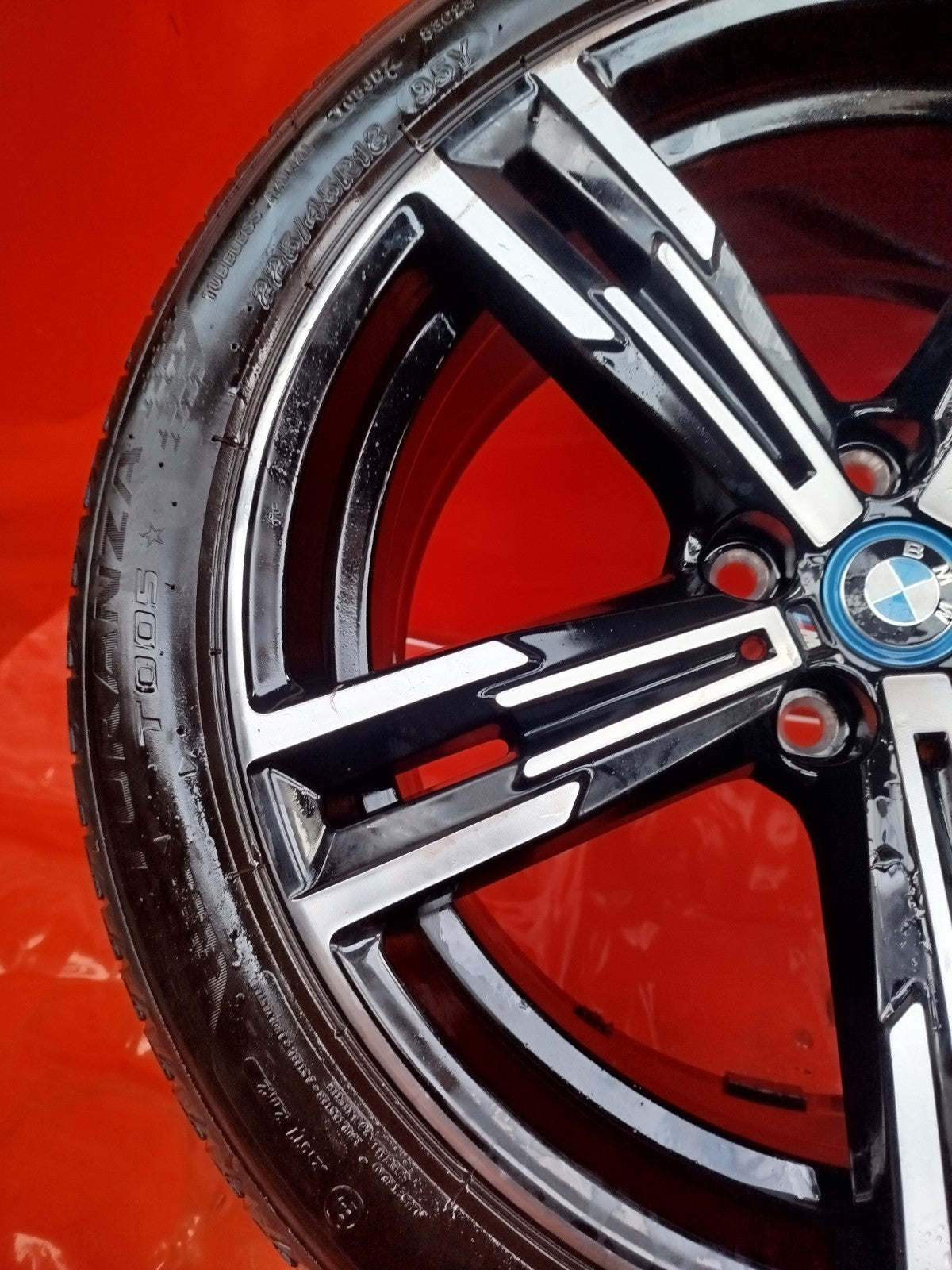 ✅2023 BMW 3 SERIES G20 ALLOY WHEEL WITH TYRE 225/45 R18 8746631 + WARRANTY A340 - Image 4