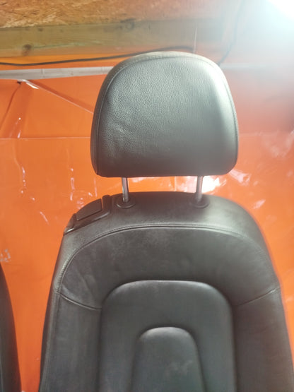 ✅2012 AUDI A5 8F 1.8P FRONT LEATHER SEATS PAIR + WARRANTY A222 - Image 3