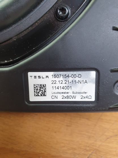 ✅2022 TESLA MODEL Y SUBWOOFER LOUDSPEAKER 1507154-00-D + WARRANTY A172 - Image 12