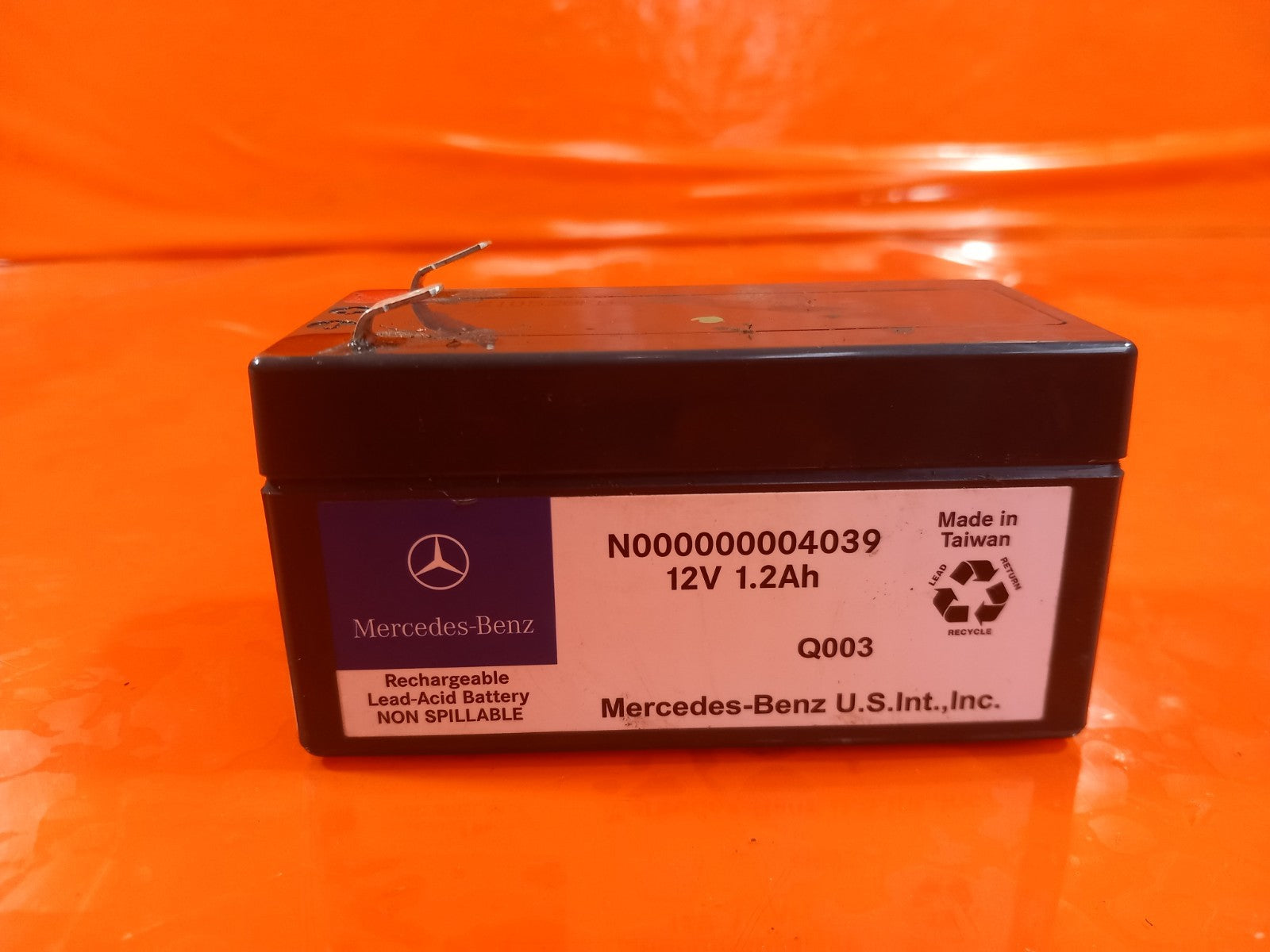 Mercedes CLA 250E W118 1.3 Petrol 2022 Auxiliary Battery 12V 1.2Ah Warranty A374 - Image 2