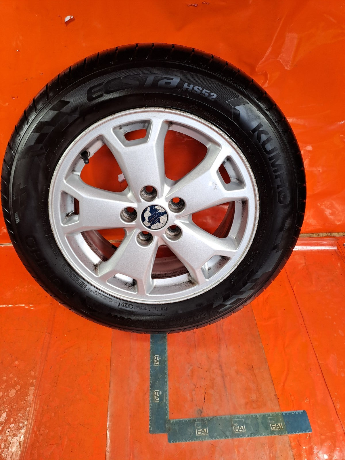 ✅2015 FORD TRANSIT CONNECT V408 ALLOY WHEEL WITH TYRE 205/60 R16 DT11-AC A355 - Image 3