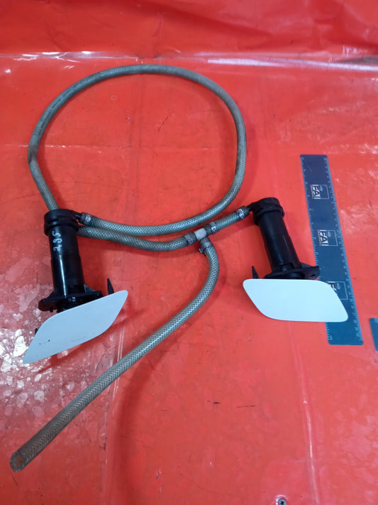 ✅2007 Audi Q7 4L S Line Front Headlight Washer Cover Pair 4L0955276B A295 - Image 2