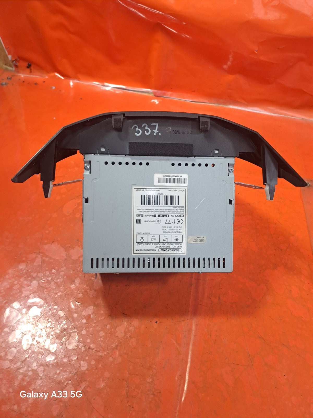 ✅SSANGYONG KORANDO 2.2 DIESEL 2015 SAT NAV MEDIA HEAD UNIT 89210-34100 Warranty - Image 5