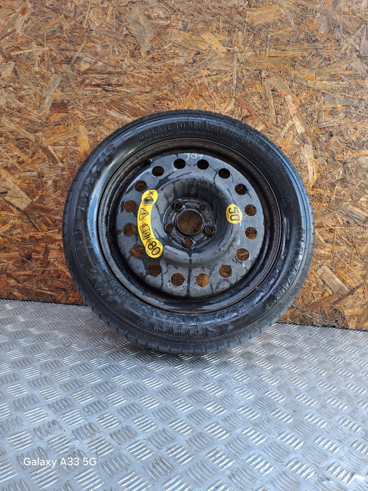 ✅2018 FORD GALAXY ZETEC SPACE SAVER SPARE WHEEL 155/70 R17 + WARRANTY A301 - Image 3