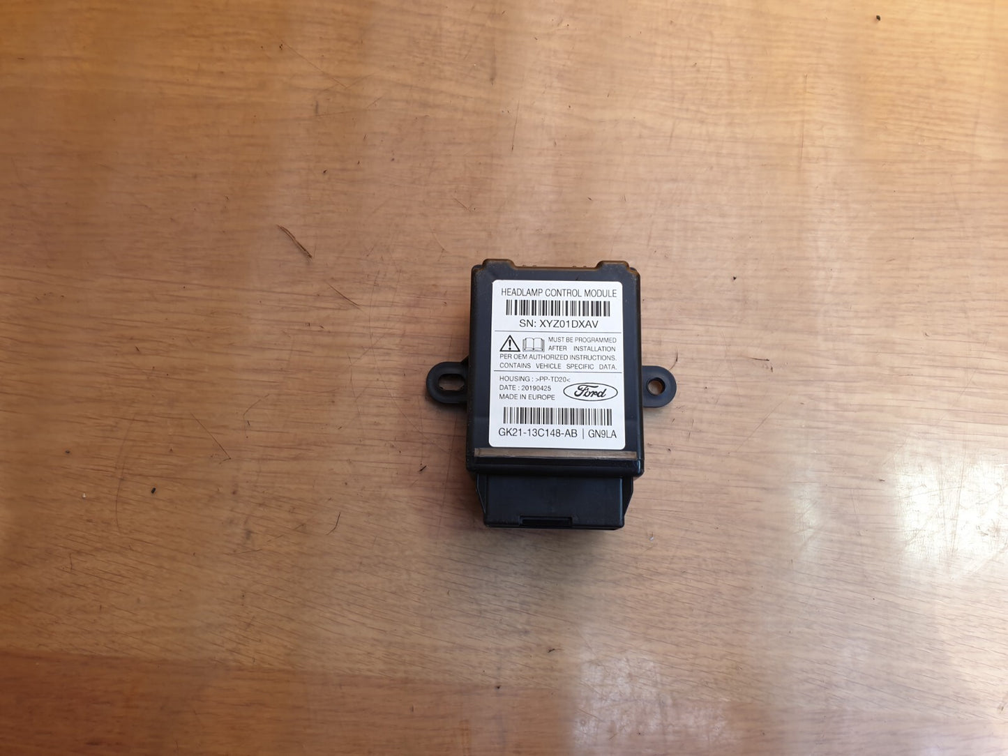 ✅2020 FORD TOURNEO CUSTOM 2.0D HEADLIGHT CONTROL MODULE GK21-13C148-AB +WARRANTY - Image 2