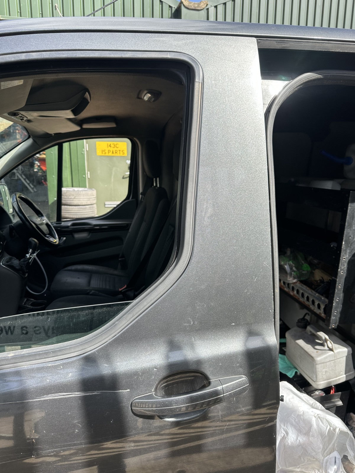 ✅2019 Ford Transit Custom Front Left Door Bare W/o Mirror Grey + Warranty A376 - Image 5