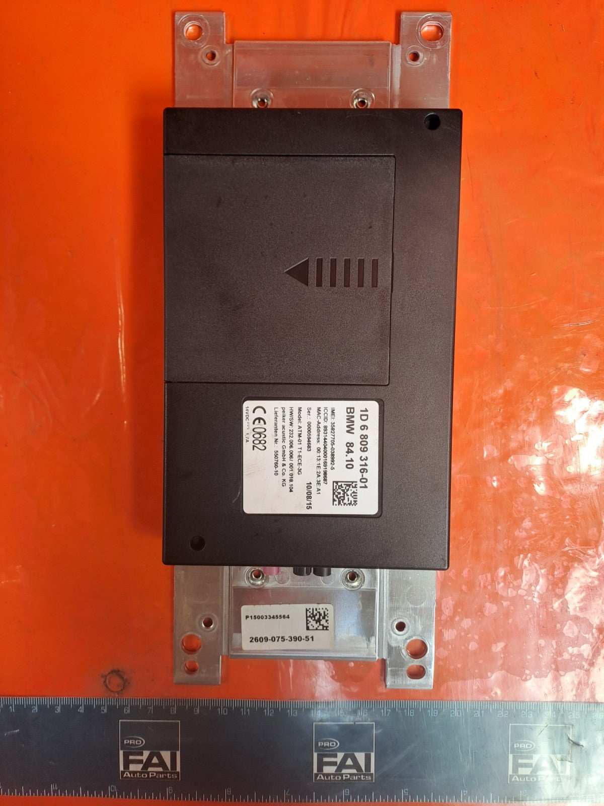✅2015 BMW 4 SERIES F33 M SPORT TELEMATICS BLUETOOTH CONTROL MODULE 6809316 A367 - Image 11