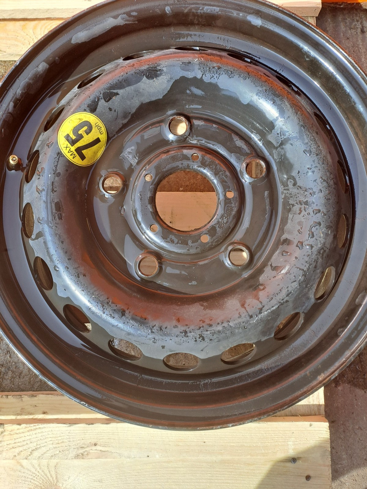 ✅2022 Ford Transit Custom V362 Black Steel Wheel KK21-1015-CB KK21-1015-DB - Image 3