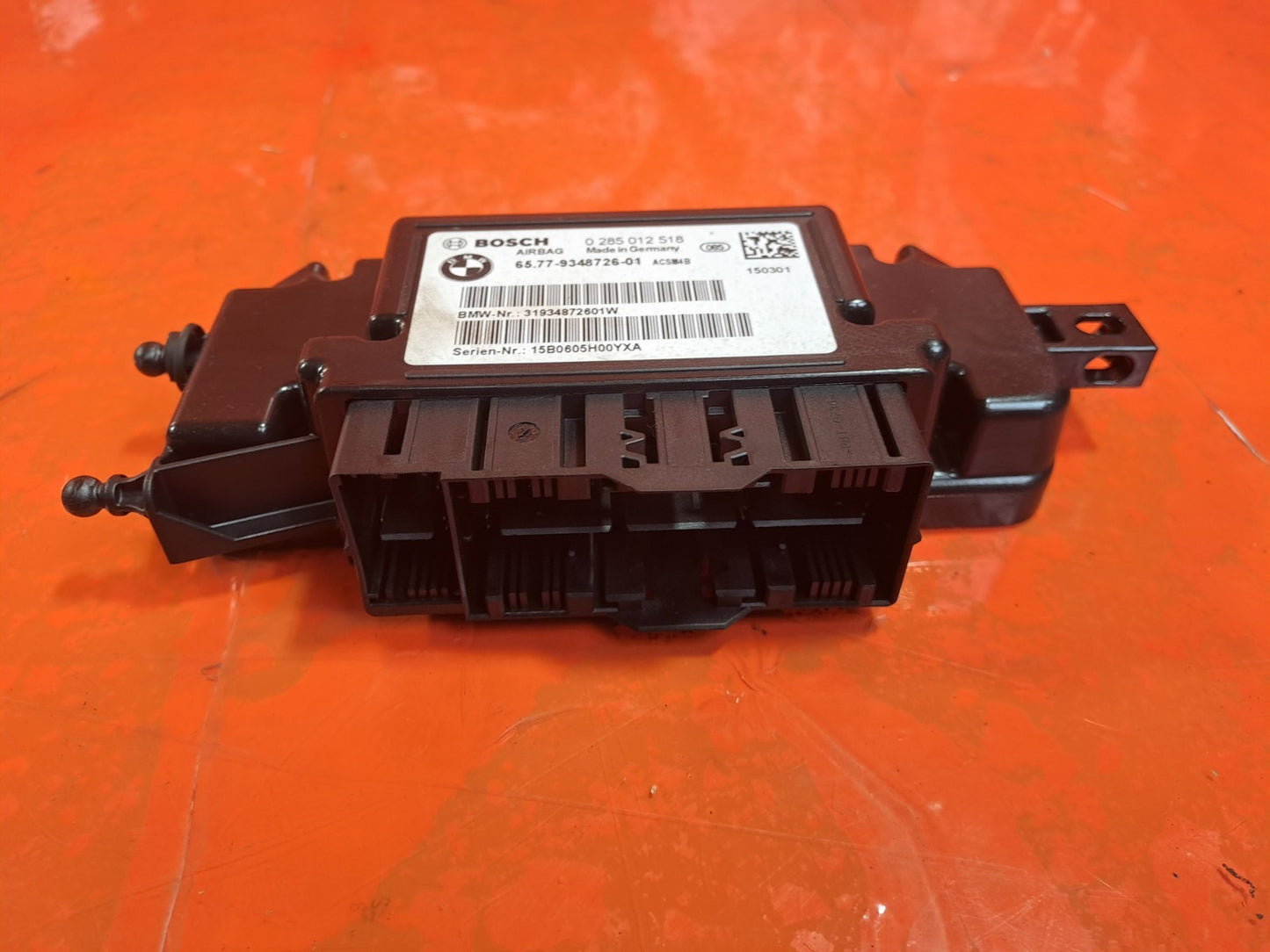 ✅BMW 118D F20 2.0 Diesel 2015 ArBag Control Module 9348726 Warranty A316 - Image 4