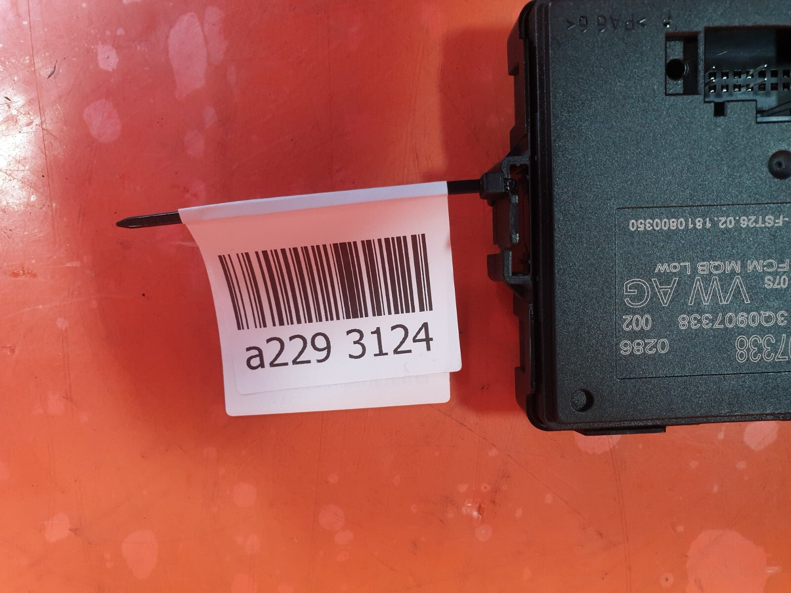 SKODA OCTAVIA MK3 1.4 PETROL 2018 HEADLIGHT CONTROL MODULE ECU 3Q0907338 A229 - Image 3