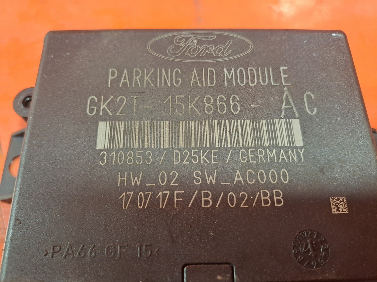 ✅Ford Tourneo Custom 2.0 Diesel 2017 Parking Distance Control Module GK2T15K866 - Image 3