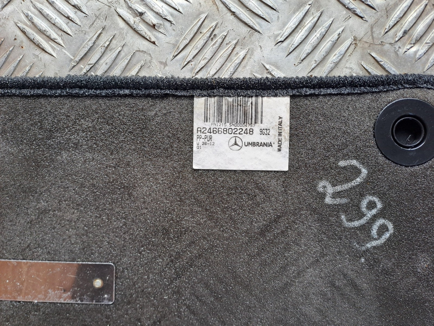✅MERCEDES B180 W246 1.8 DIESEL 2012 INTERIOR FLOOR MATS SET A2466802248 Warranty - Image 7