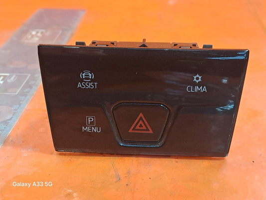 ✅2024 VW POLO LIFE HAZARD SWITCH ASSEMBLY 5H0925200T + WARRANTY A310 - Image 1