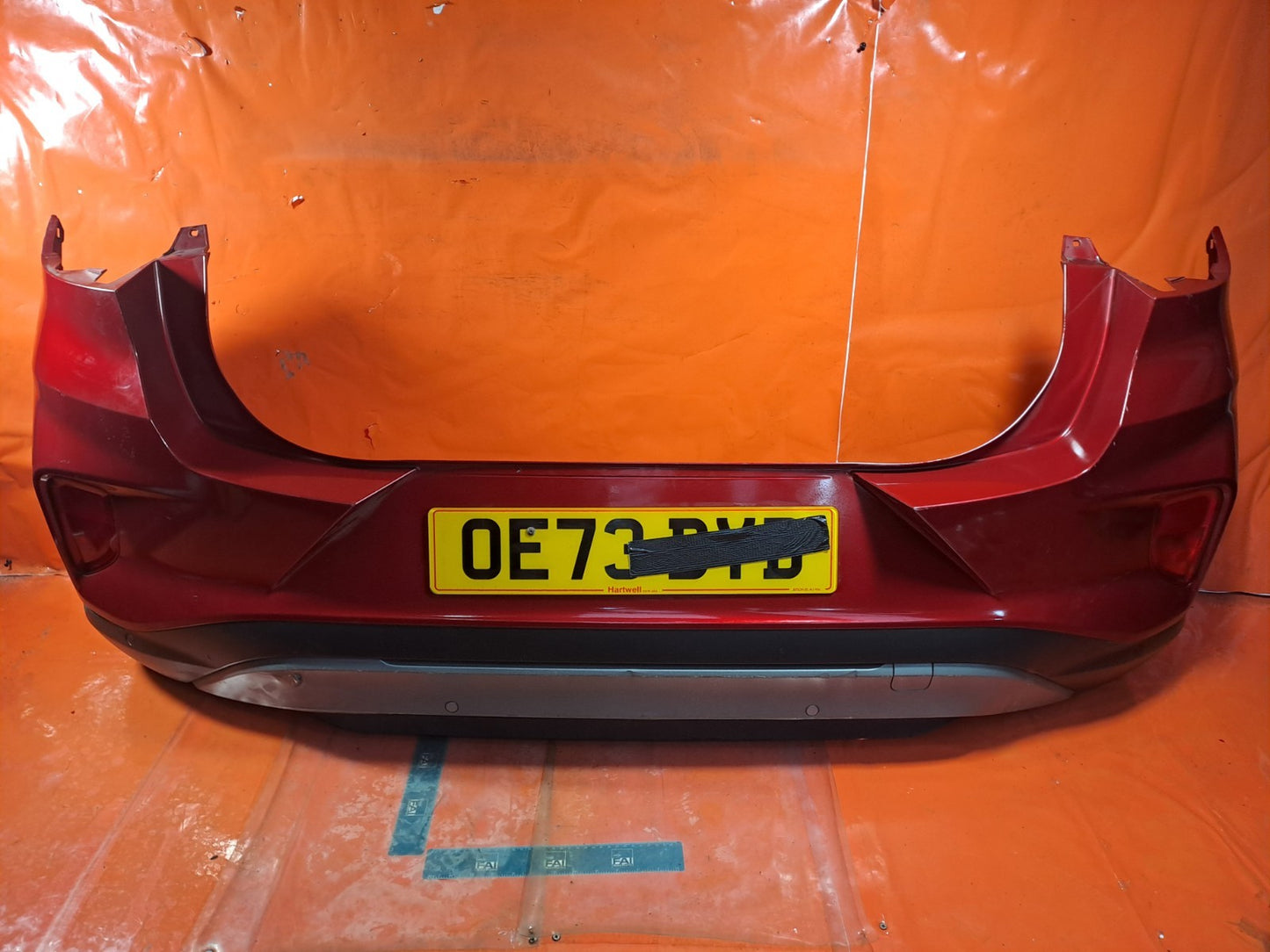 ✅2023 FORD PUMA TITANIUM 1.0P REAR BUMPER RED + WARRANTY A328 - Image 12