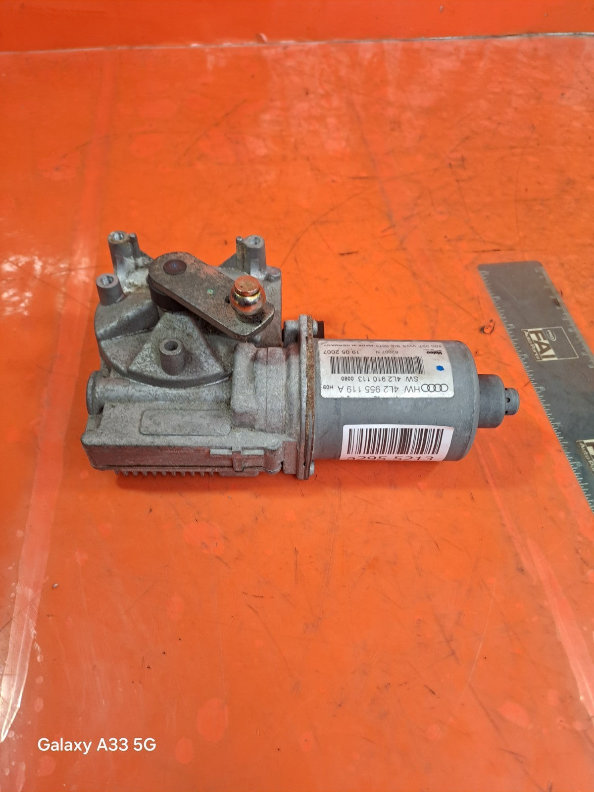✅2007 AUDI Q7 4L 3.0D FRONT WINDSCREEN WIPER MOTOR 4L2955119A + WARRANTY A295 - Image 11