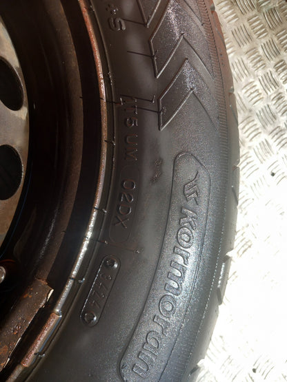 2015 Ford Tourneo Custom Steel Wheel w/ Tyre 215/65 R15 BK21-1007-AA A377 - Image 3